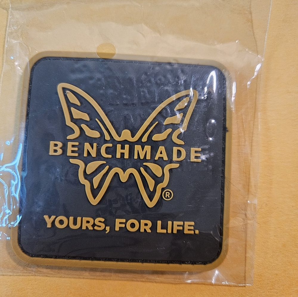 Benchmade Black and Gold Patch Shot Show 2026